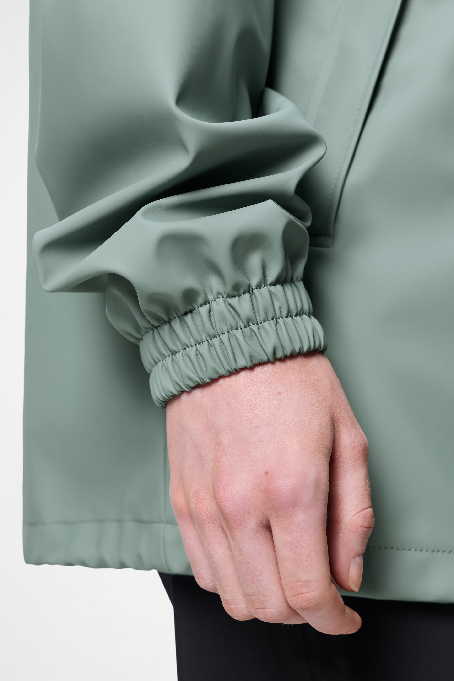 RAINS Long Storm Breaker Sage Jacket