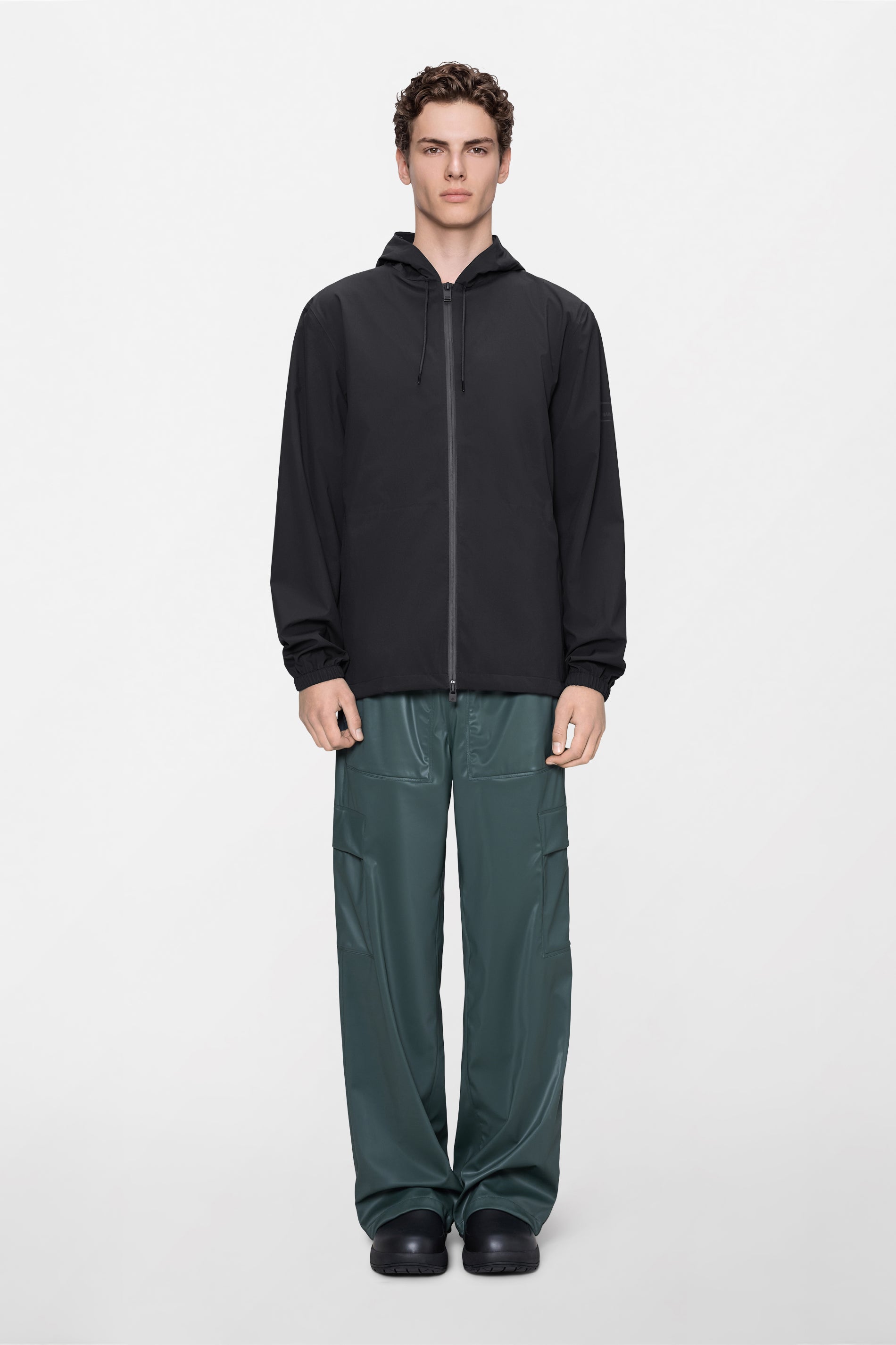 RAINS Suva Hardshell Jacket Black Jacket