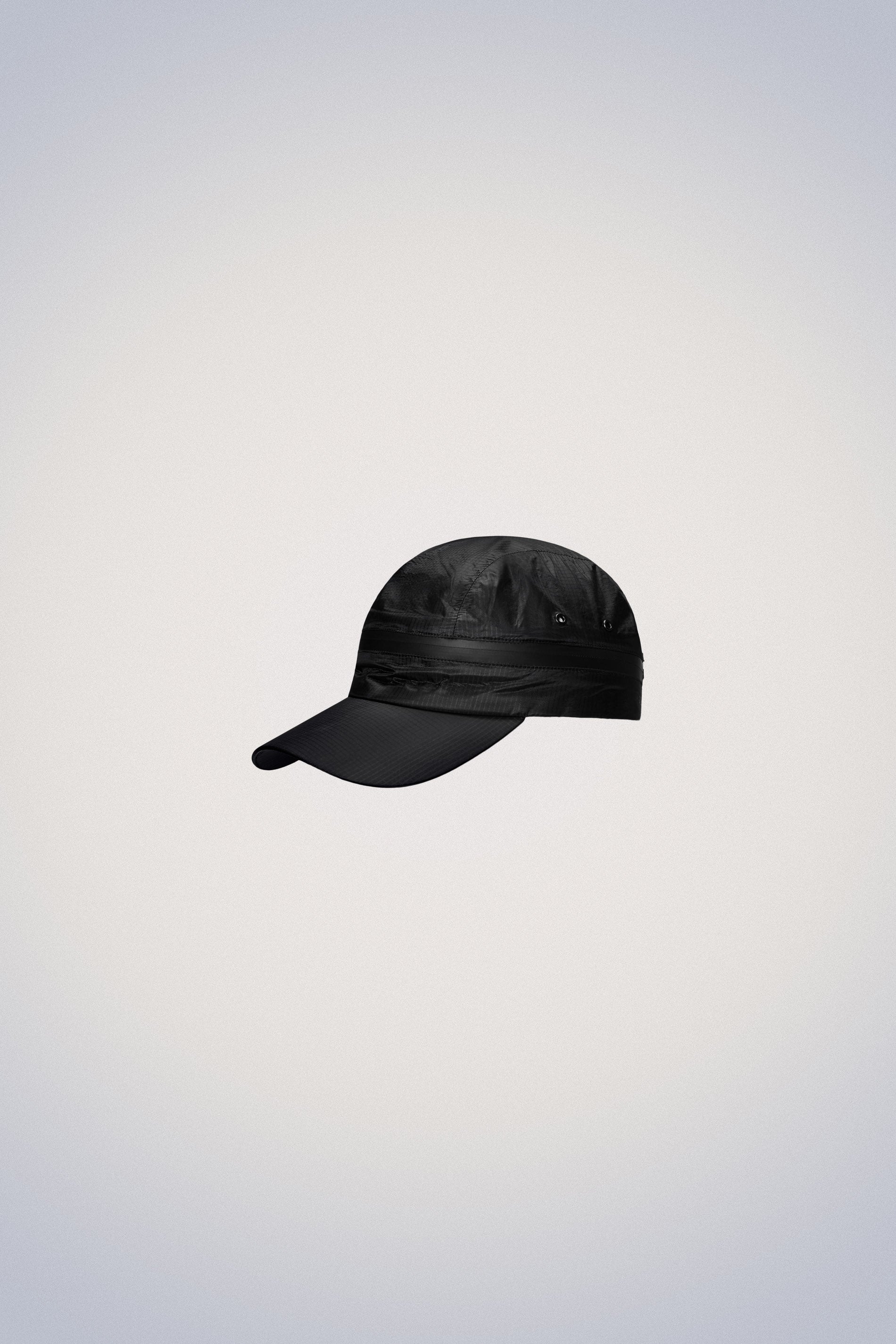 Waterproof rain hat, nylon, black, size M
