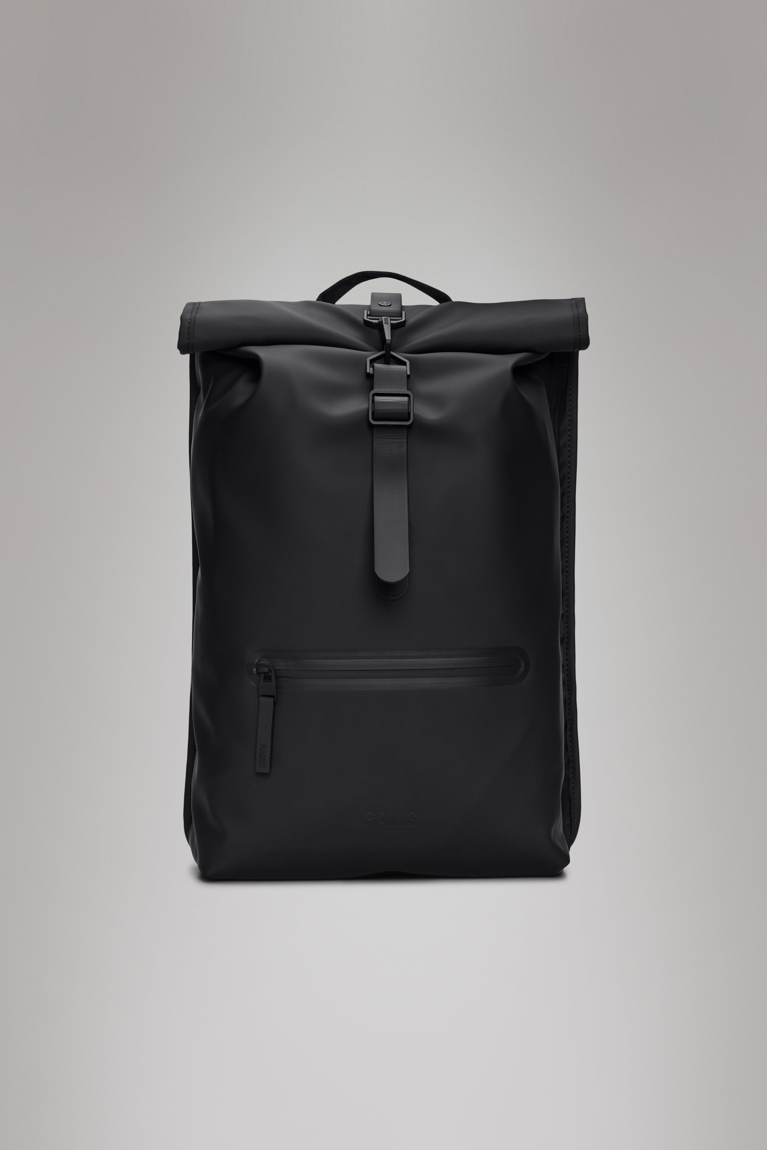 Rains Rolltop Rucksack in Black for 175 2 Year Warranty