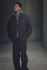 RAINS Fleece Zip Jacket Bark Long Sleeve