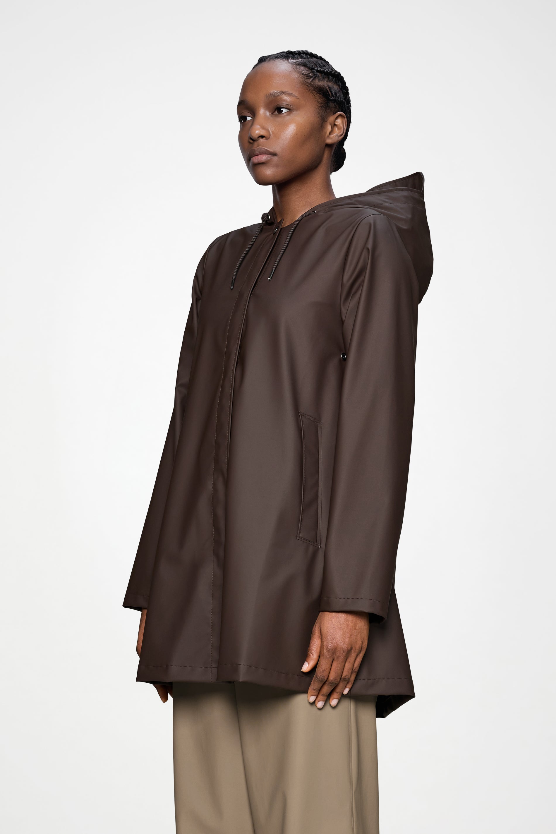 RAINS A-Line W Jacket Bark Jacket