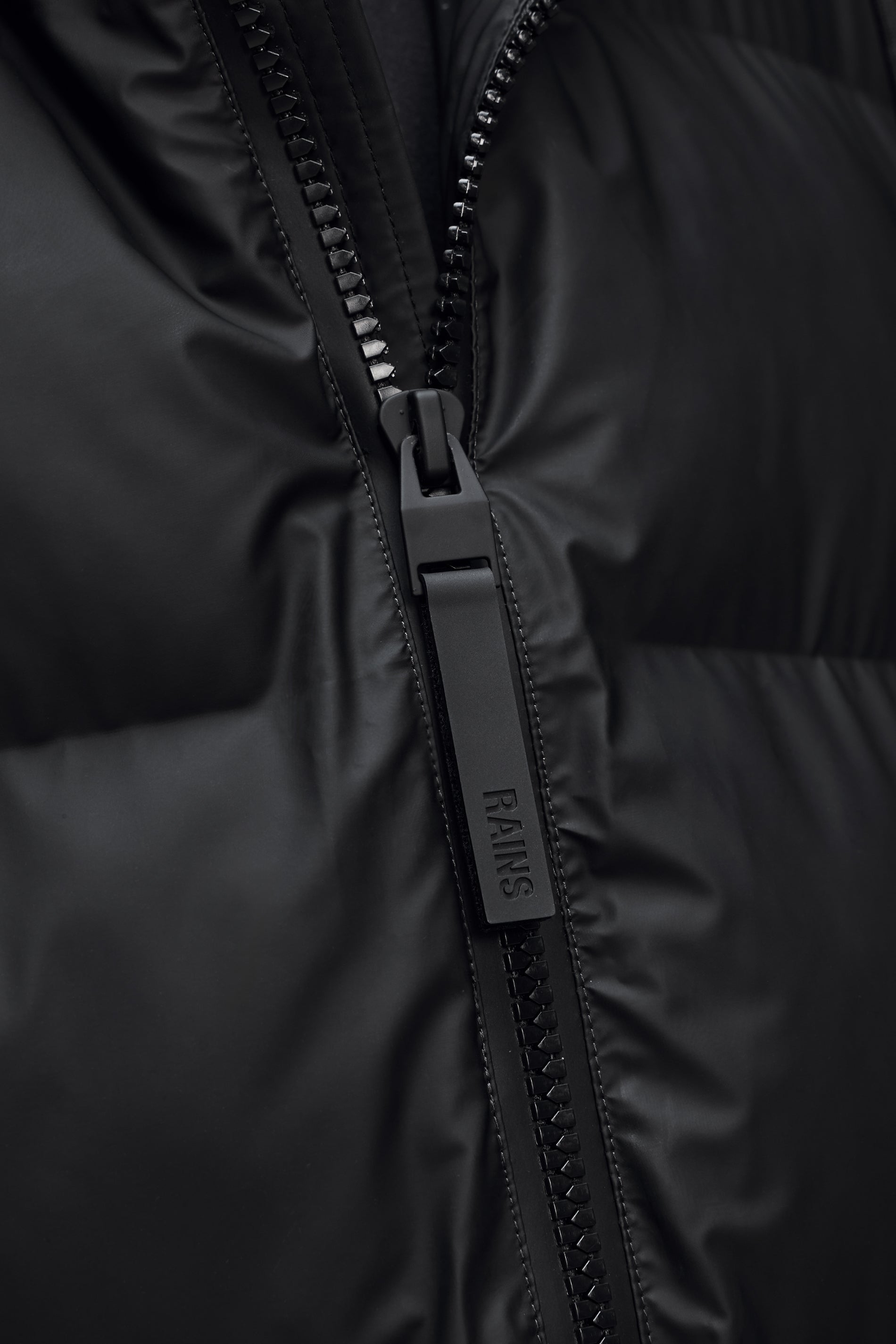 RAINS Alta Short Puffer Jacket Black Jacket