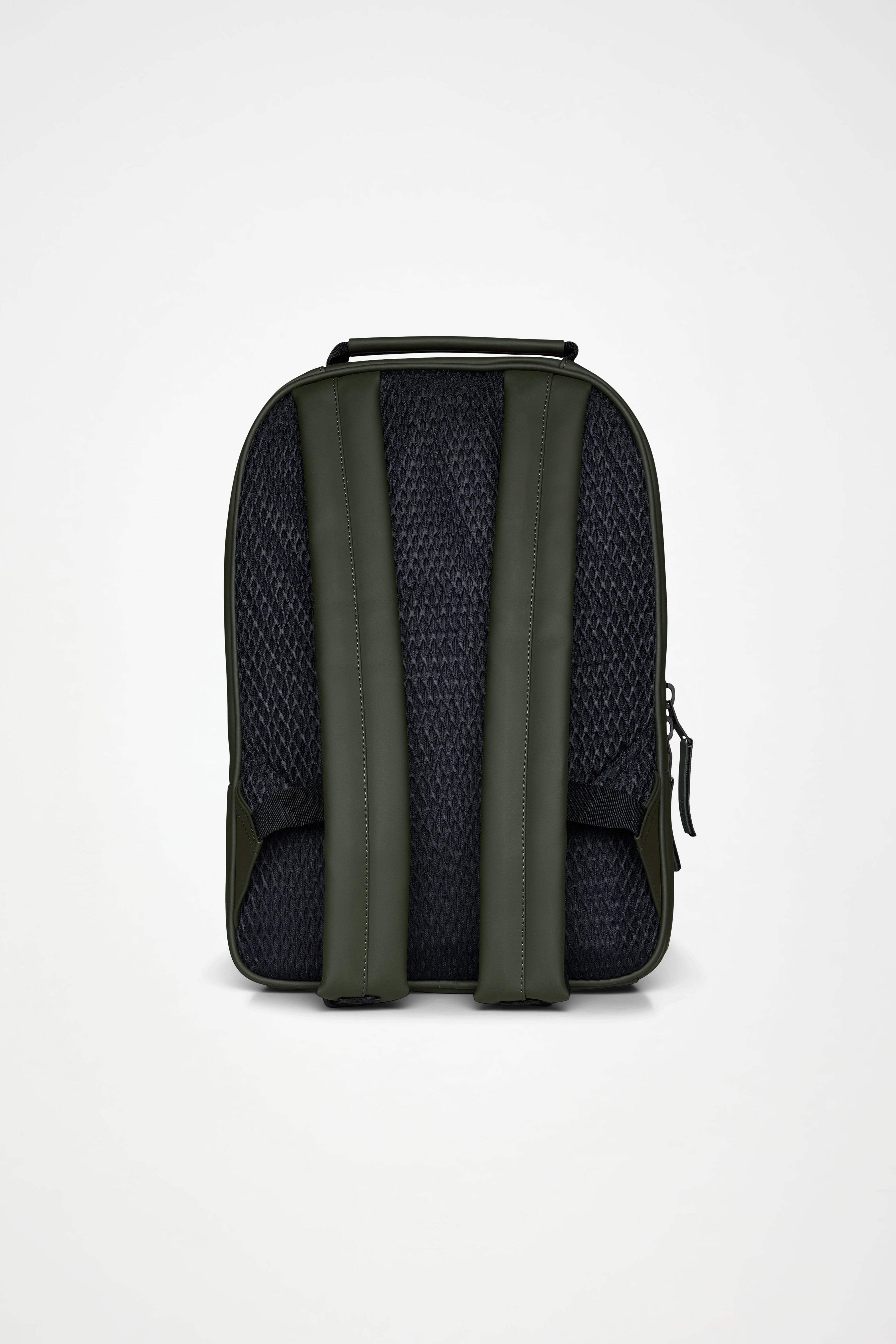 RAINS Book Daypack Green 10.50L H40 x D10 x W27 cm Backpack