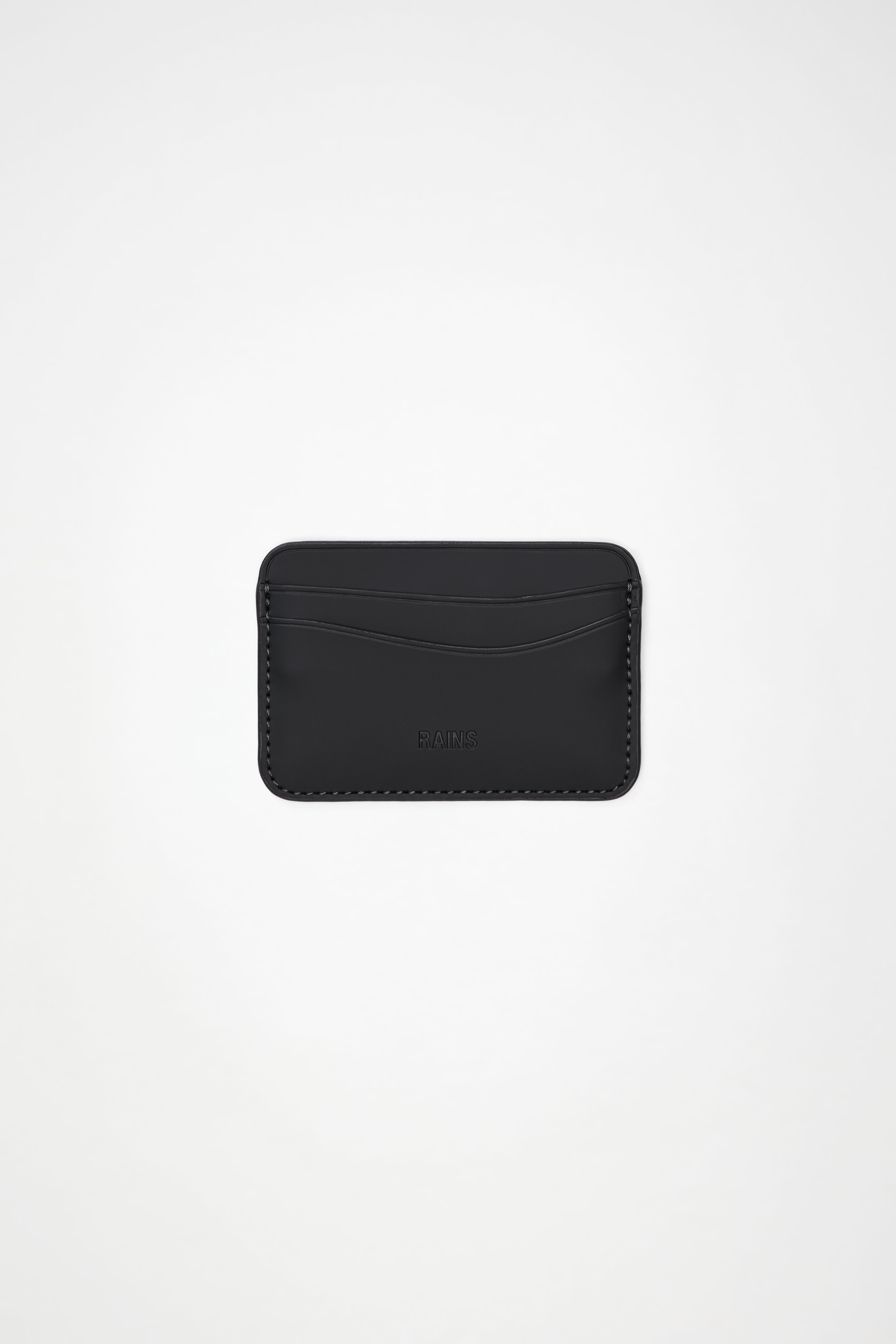 RAINS Cardholder Black Wallet