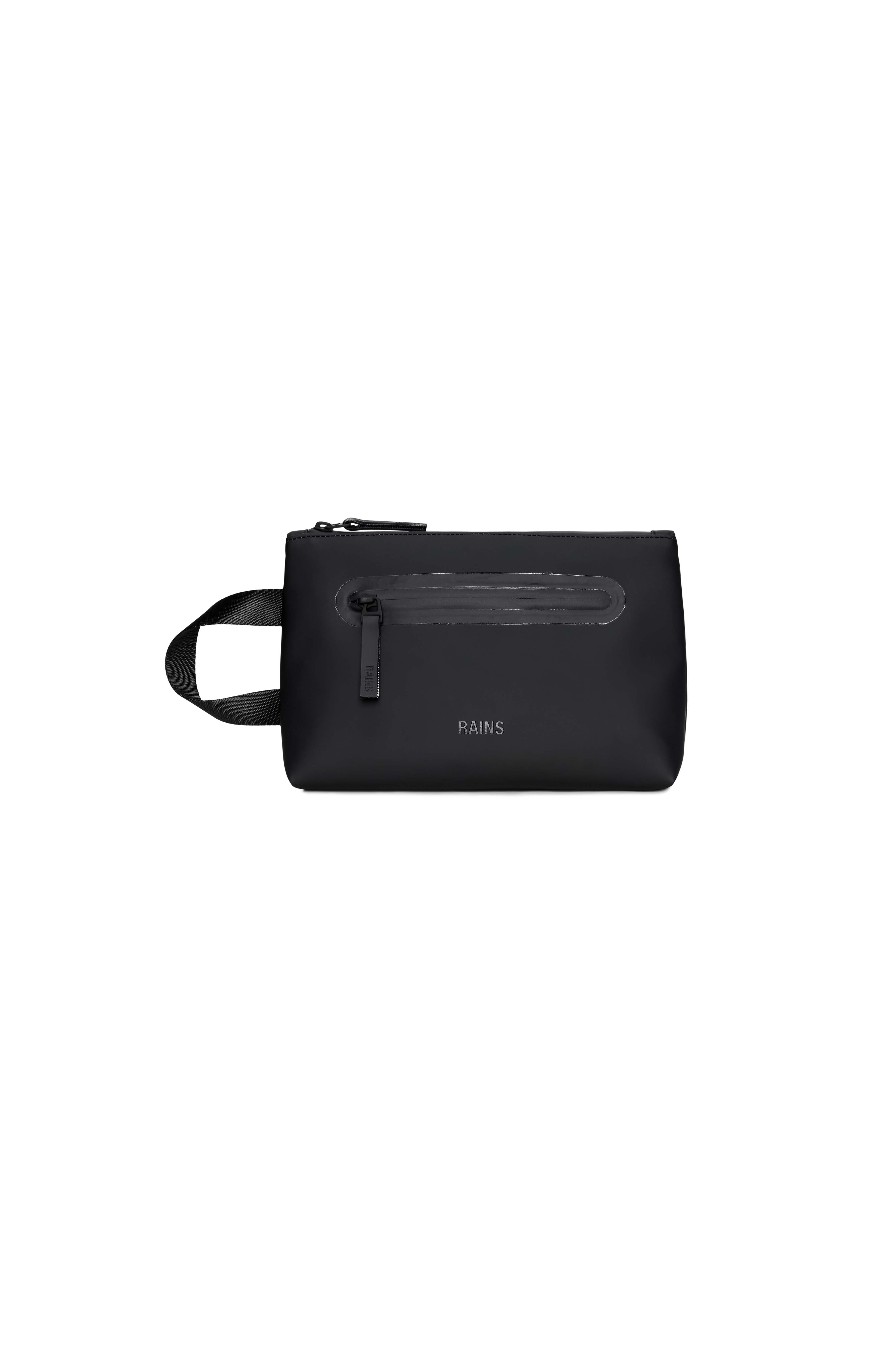 RAINS 2 Zip Cosmetic Bag Large Black 3.50L H17 x D8 x W25 cm Wash Bag