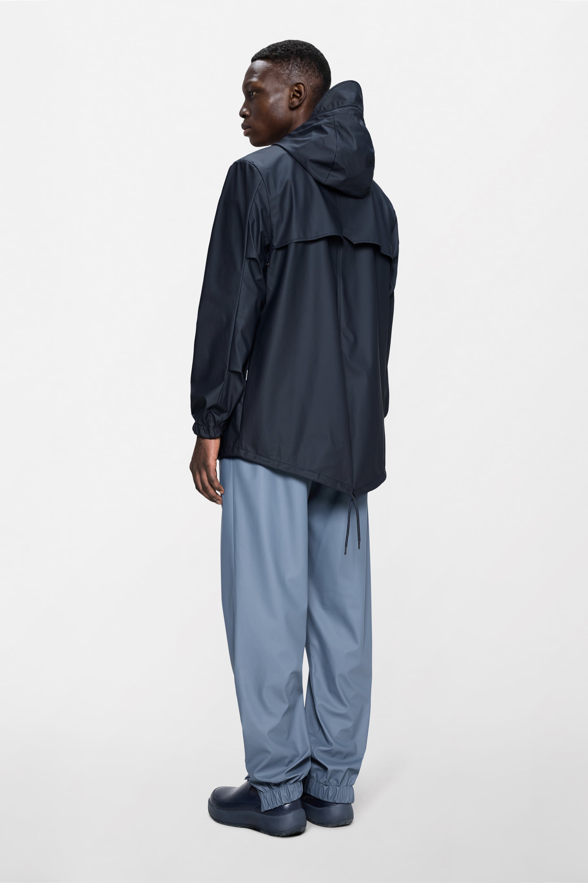 RAINS Fishtail Jacket Navy Jacket