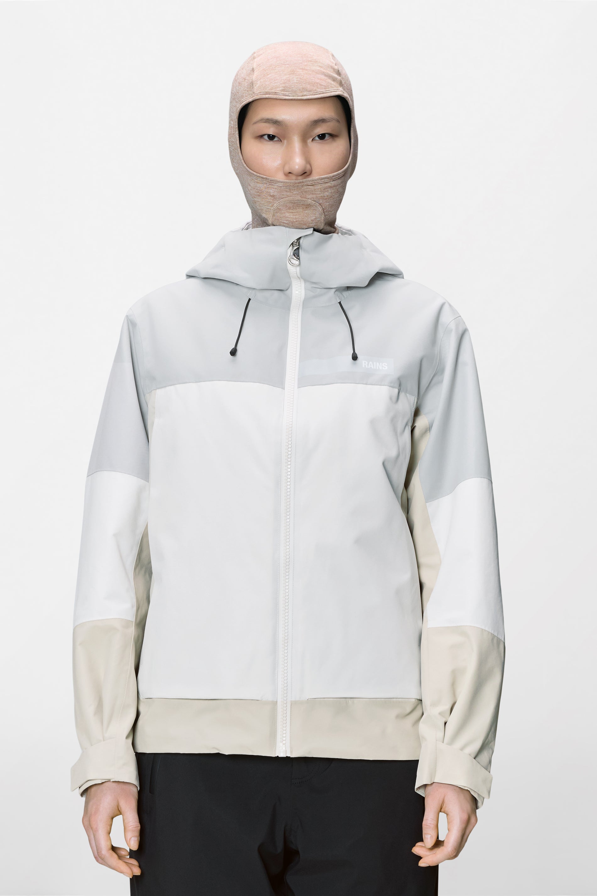 RAINS Niseko Balaclava Beige Headwear
