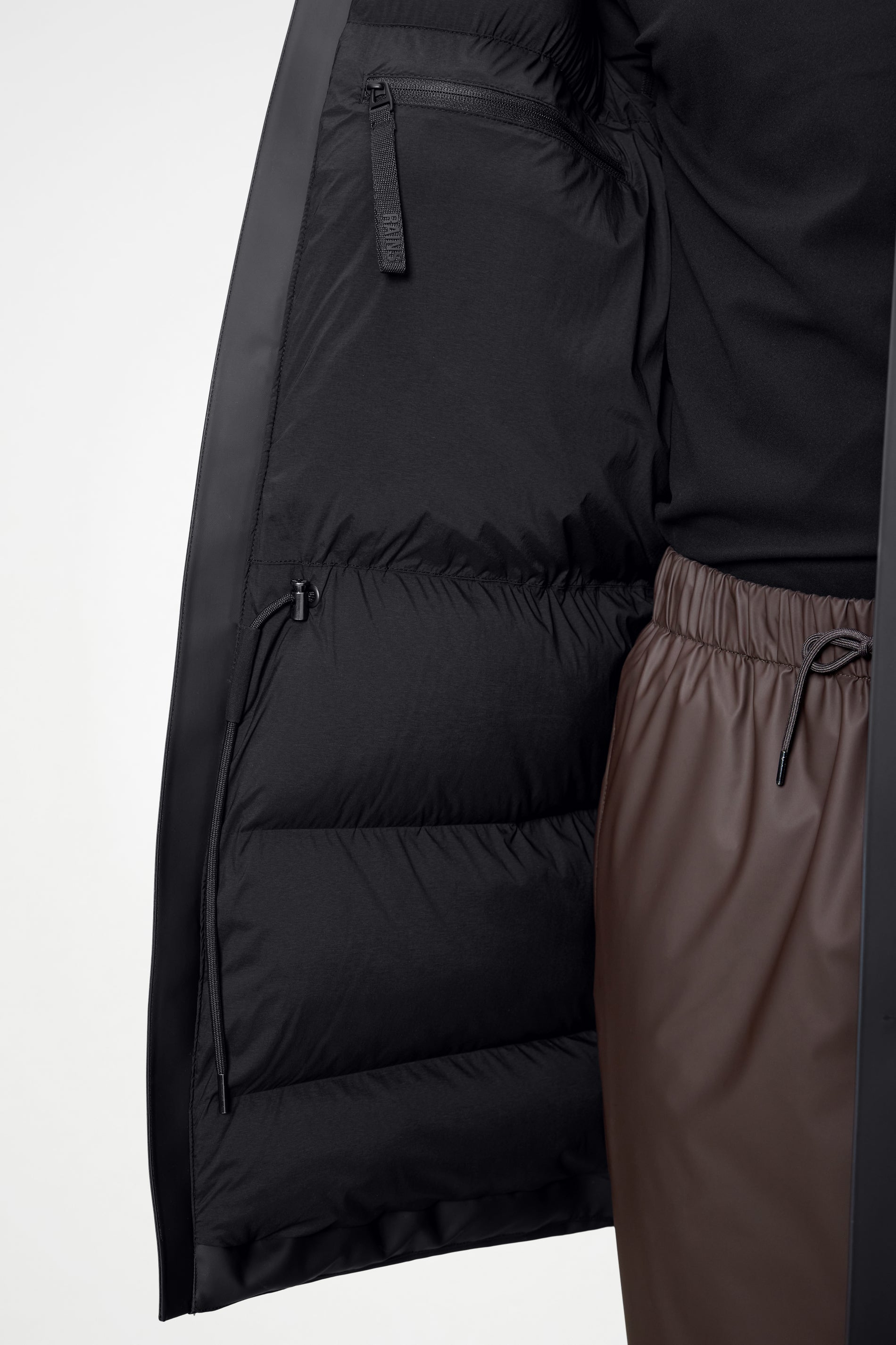 RAINS Novi Arctic Parka Black Jacket