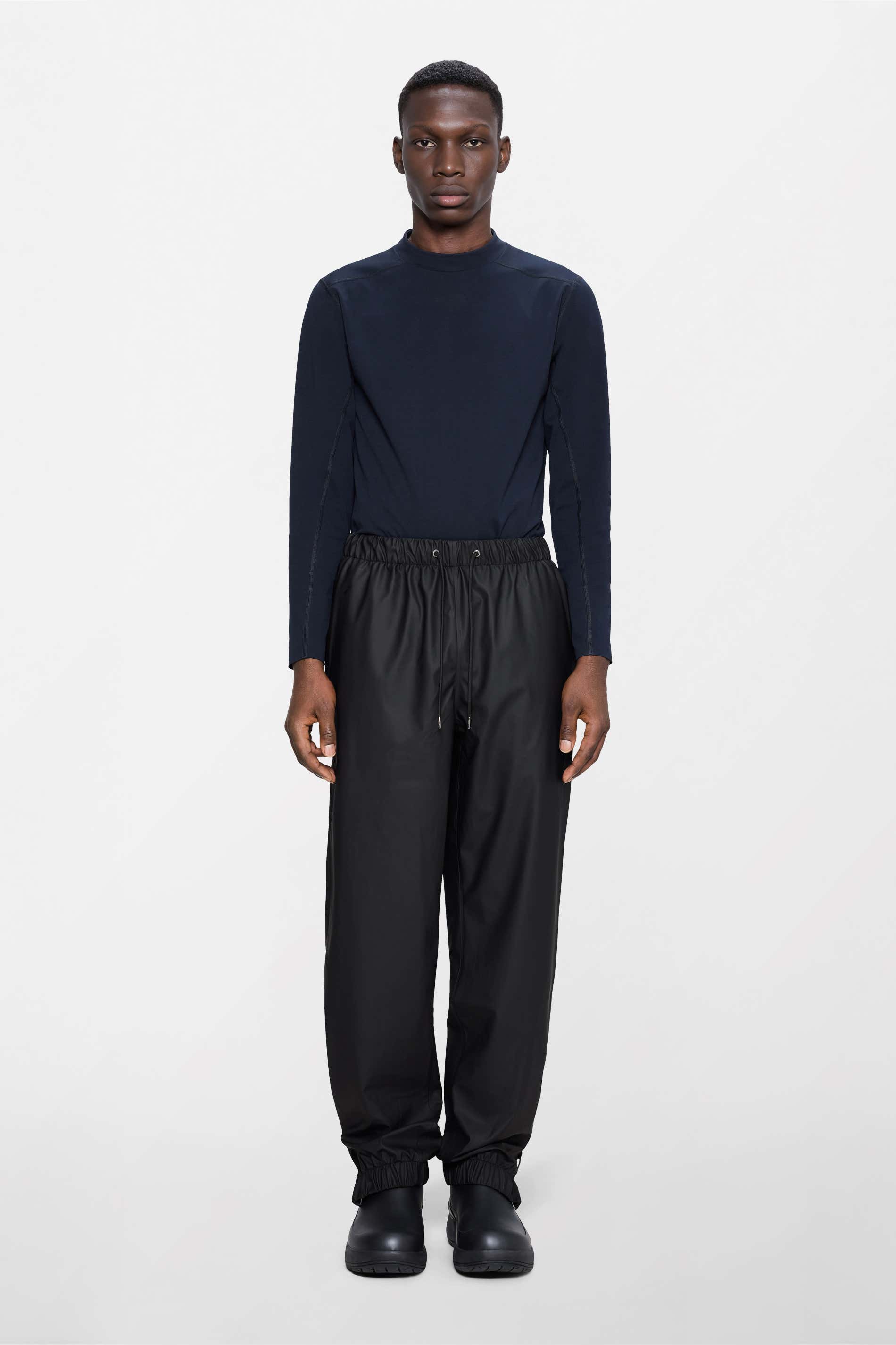 RAINS Rain Pants Regular Black Pants