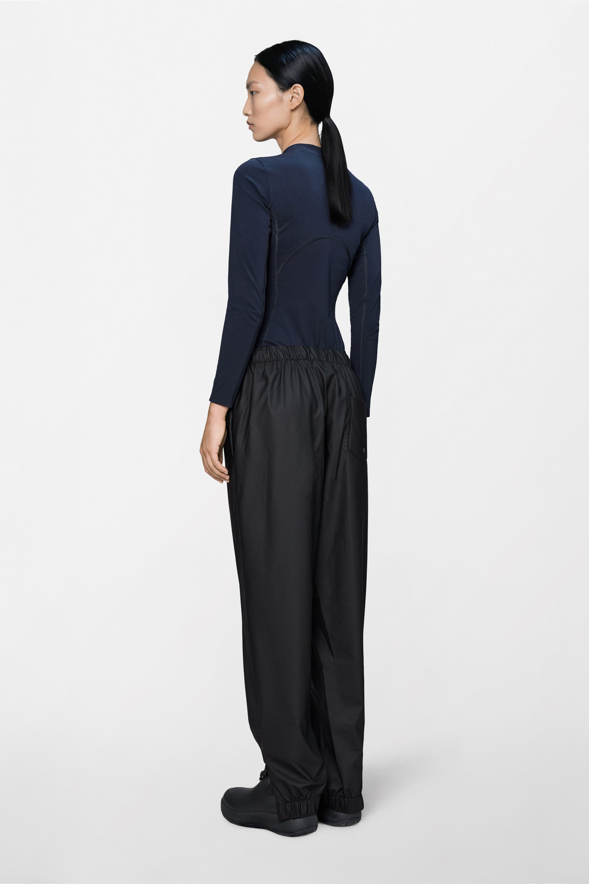 RAINS Rain Pants Regular Black Pants