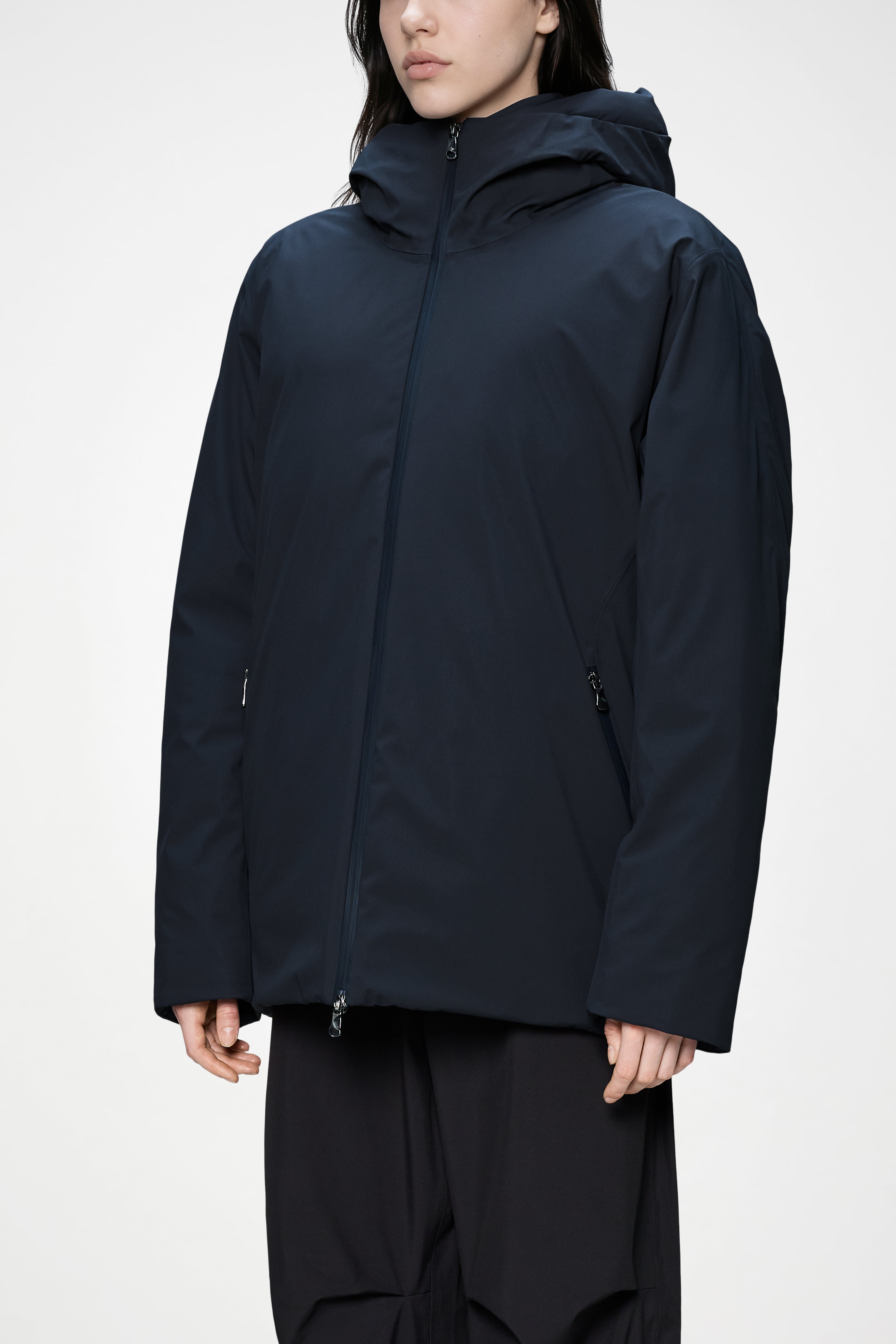 RAINS Sarna Puffer Jacket Navy Jacket