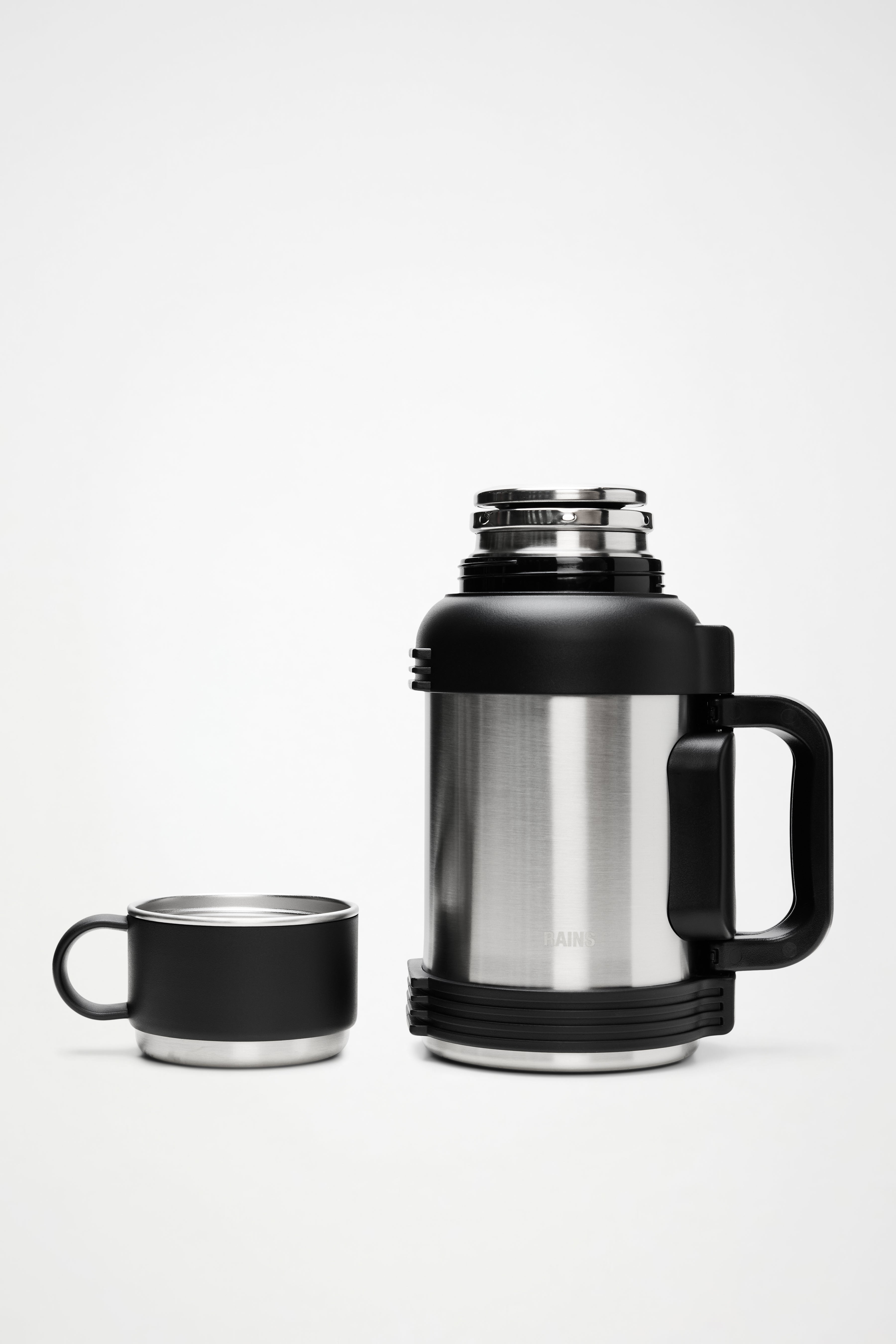 RAINS Stainless Steel Tumbler Vacuum Flask 1300ml Steel Coffee Mugs