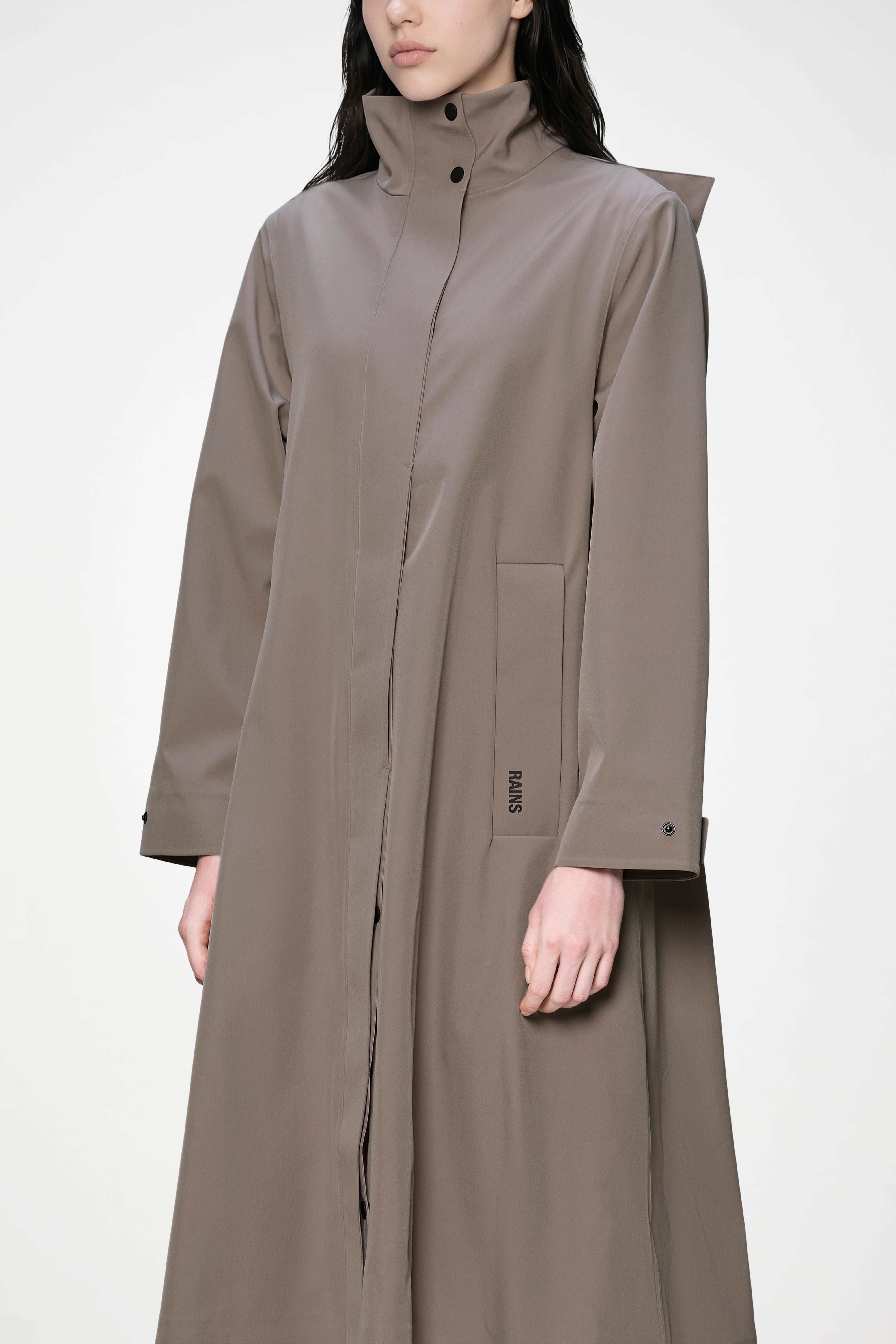RAINS Suva Softshell A-Line W Jacket Cinder Jacket