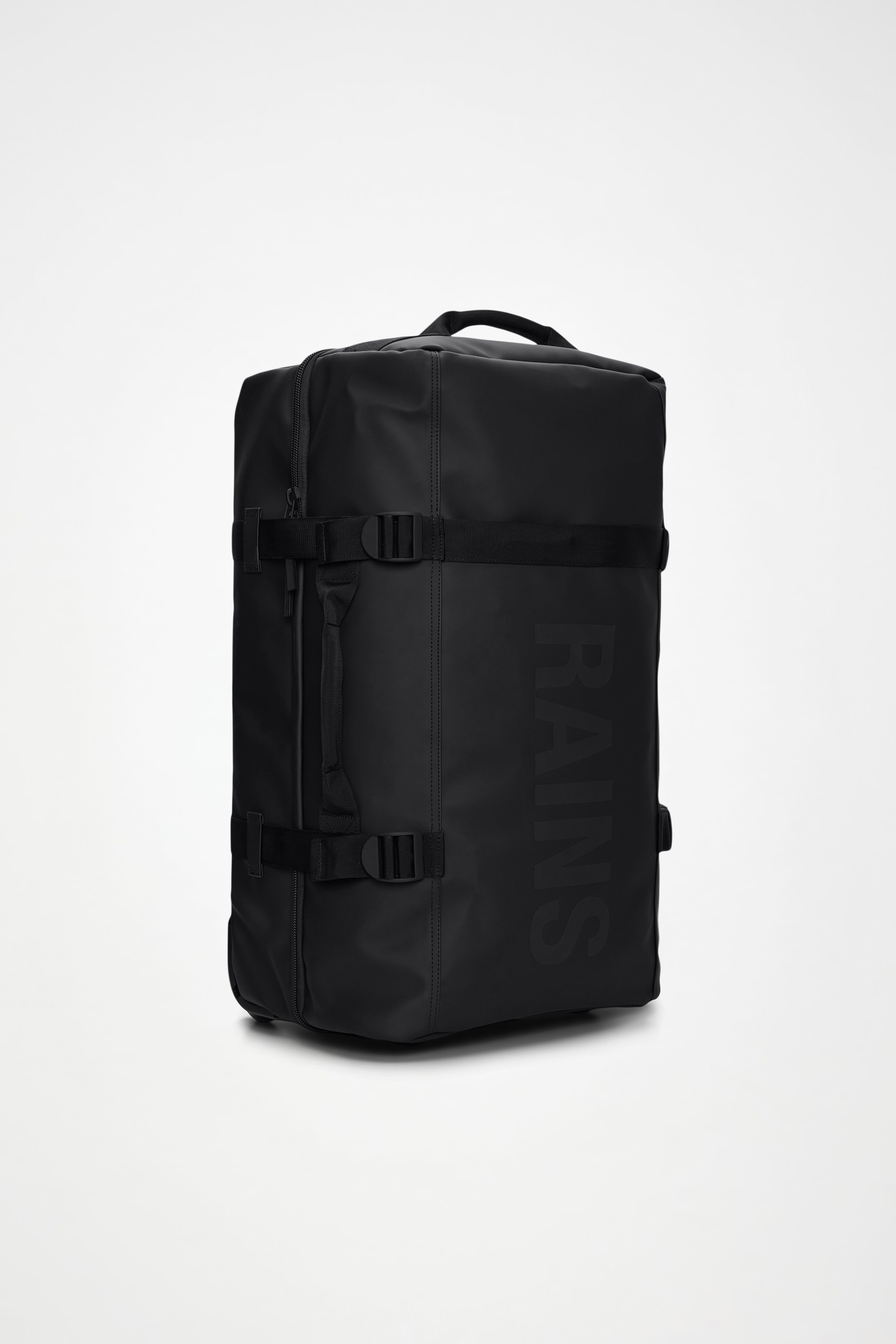 RAINS Texel Check-in Bag Black 76L H66 x D31 x W38 cm Suitcase